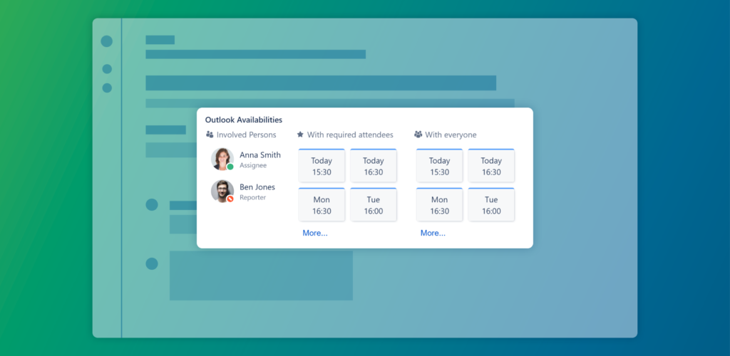 Outlook Meetings for Jira